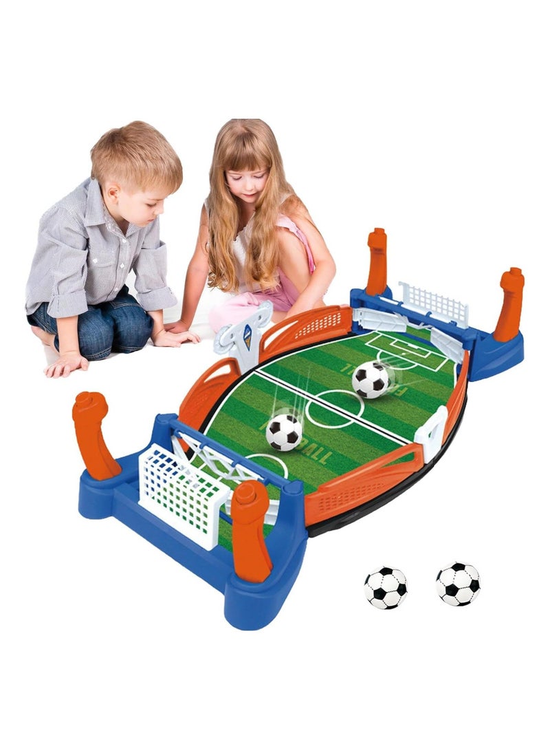 Mini Table Soccer Game, Football Table Interactive Game with 4 Footballs, Table Top Foosball Desktop Sport Board Game for Adults Kids Family Game Night Fun  - Image 1