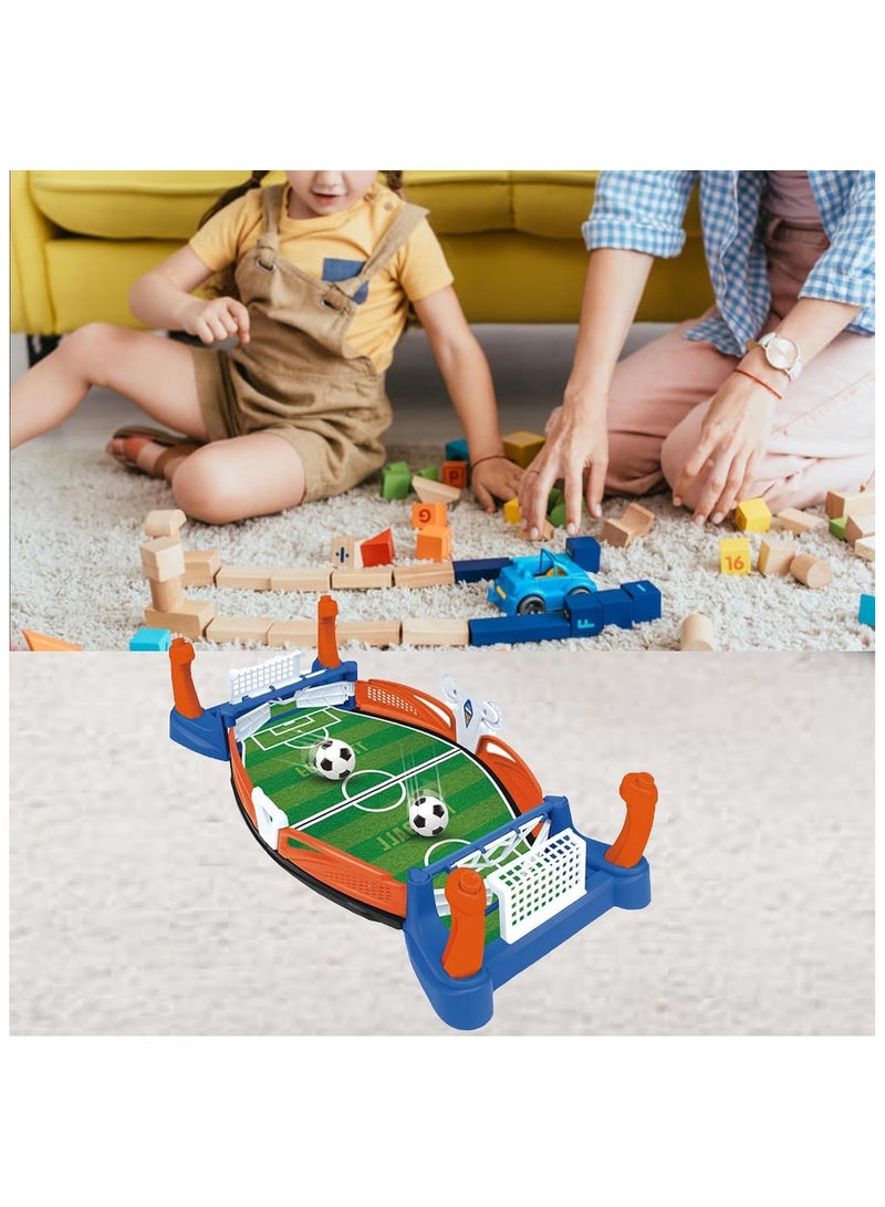 Mini Table Soccer Game, Football Table Interactive Game with 4 Footballs, Table Top Foosball Desktop Sport Board Game for Adults Kids Family Game Night Fun  - Image 2