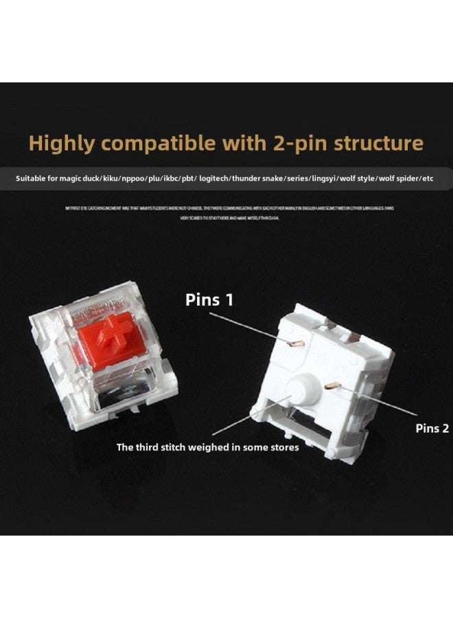 OUTEMU/High Special Axis Mechanical Keyboard Axis Switch Green Axis Black Axis Tea Red Mute Axis Guest Hot Plug-Color:Gao Special Green Axis - Image 3
