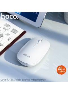 hoco. HOCO GM15 Business USB Wireless Computer Mouse-- 2.4G Dual-Channel with Comfortable Design and Smooth Tracking with PC, Mac, Laptop and Tablets - Black  - Image 4