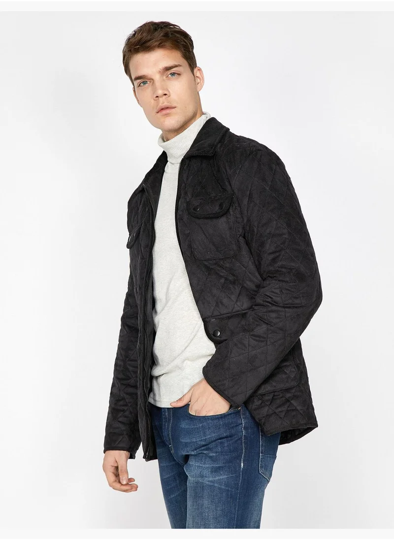 KOTON Pocket Detailed Coat