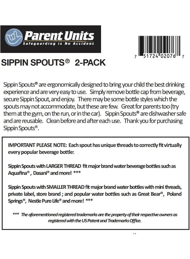 Parent Units Sippin' Spouts - Turn Water Bottles into Sippers! - Image 3