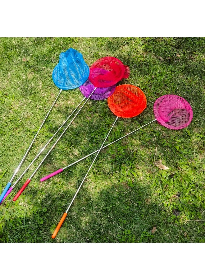 M-jump 2 Pack Kids Telescopic Butterfly Fishing Nets for Kids Catching Butterfly Net Outdoor Tools for Catching Fish Ladybird, Extendable 34 Inches and Anti Slip Grip - Image 5