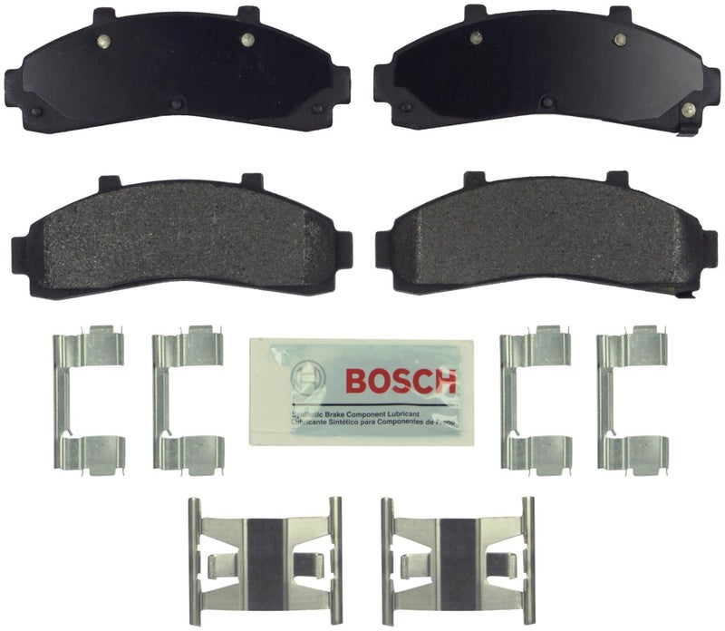 BOSCH BE652H Blue Ceramic Disc Brake Pad Set With Hardware - Compatible With Select Ford Explorer, Ranger; Mazda B2300, B2500, B3000, B4000; Mercury Mountaineer; FRONT - Image 4