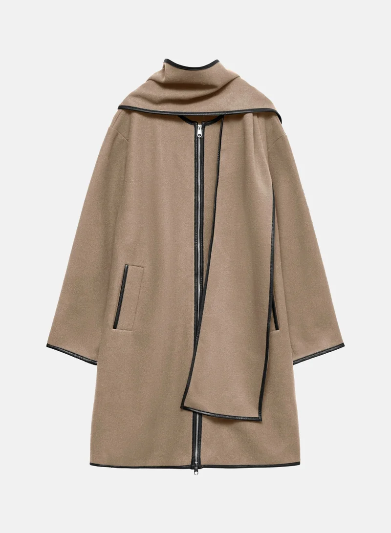 VERO MODA Fortune Manja Zip Up Over Coat