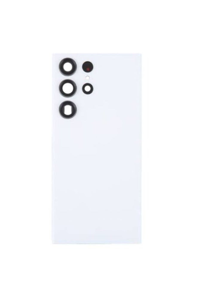 Replacement Back Glass for SAMSUNG Galaxy S23 Ultra white 