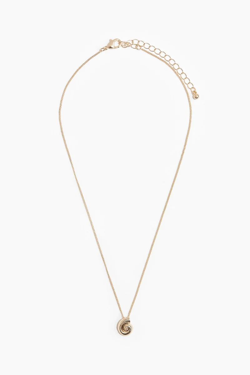 اتش اند ام Seashell-Pendant Necklace