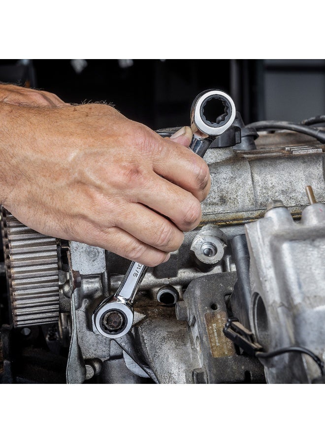 SATA GL46205 Double Box Ratcheting Wrench 16 x 18mm - Image 3