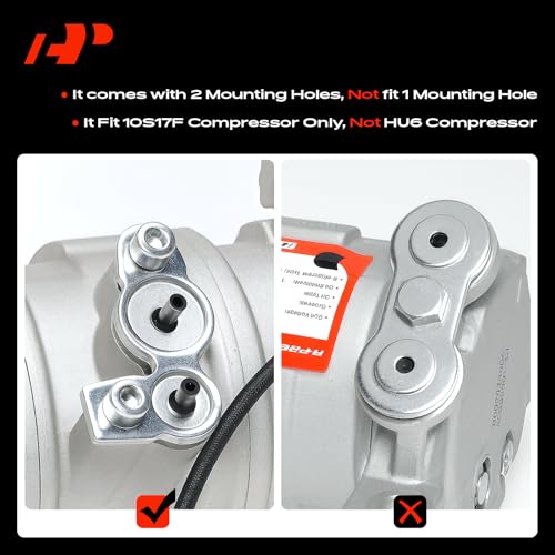 A-Premium AC Compressor with Clutch Compatible with Chevrolet, GMC Models - Silverado, Sierra, Tahoe, Yukon, Suburban, Express, Escalade, Savana, Avalanche, & More - It Comes with 2 Mounting Holes - Image 4