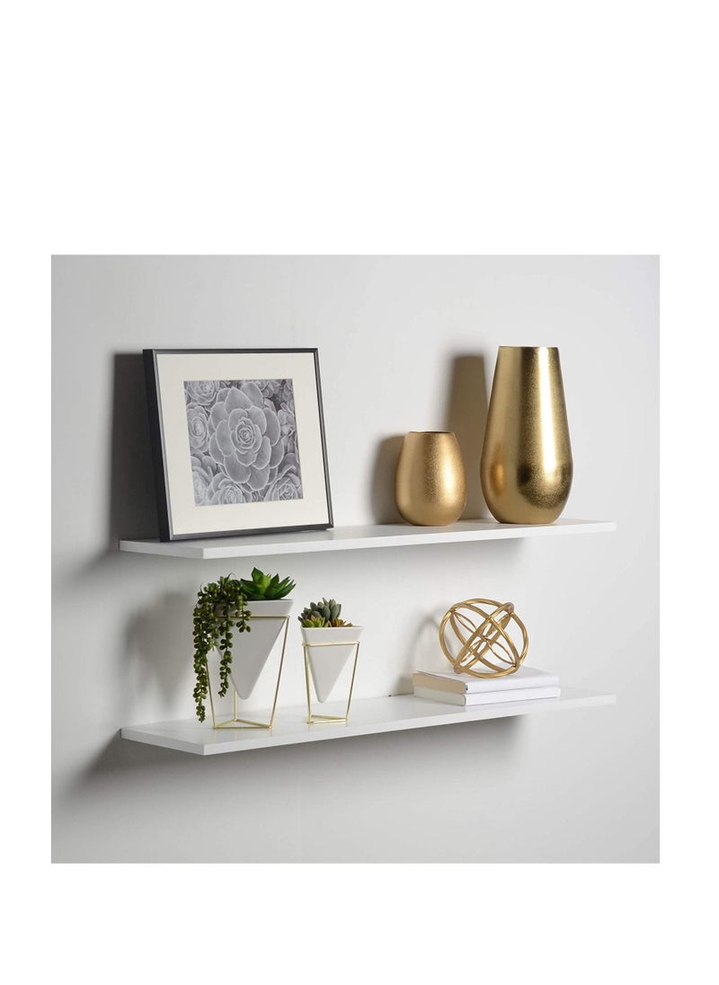 Home Gallery White Floating Shelf 80X20 