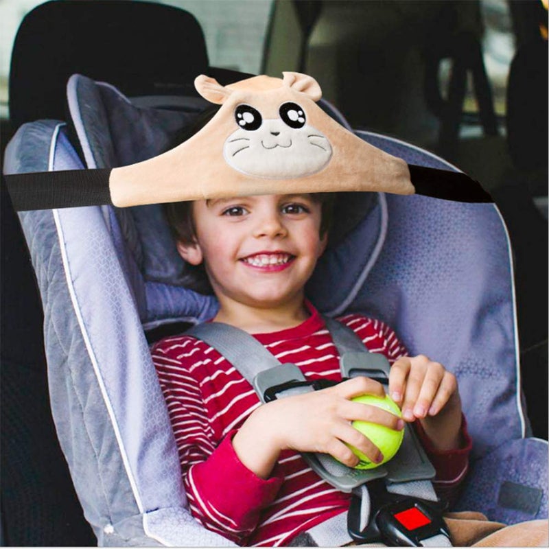 HJH Car Seat Head Support Toddler Head Strap for Car Seat Baby Head Protector Stroller Car Seat Sleeping Headrest for Toddler Child Children Kids Infant - Image 2