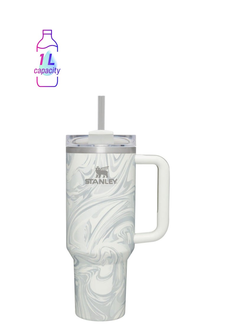 Stanley Quencher Stainless Steel Vacuum Insulated Tumbler with Lid and Straw for Water, Iced Tea or Coffee, Smoothie and More, 40 oz