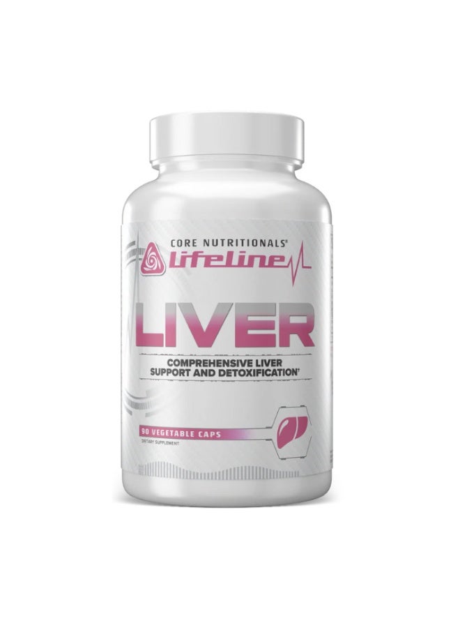LIVER Comprehensive Liver Support & Detox Supplement, Supports Liver Function & Recovery  - 90 Capsules