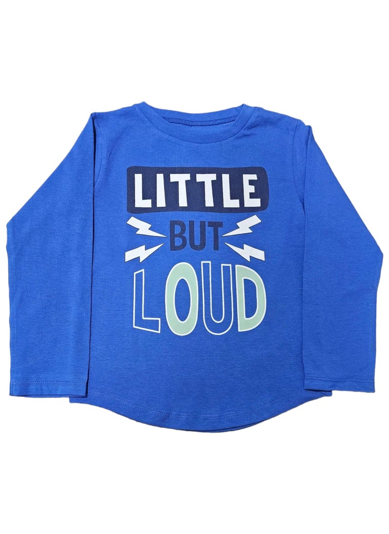 تيشيرت كم أولادي مطبوع Little Loud أزرق - pzsku/Z57B851F65444A680A91BZ/45/_/1711370273/caefce10-7da1-4a66-902f-a8b928f47f60