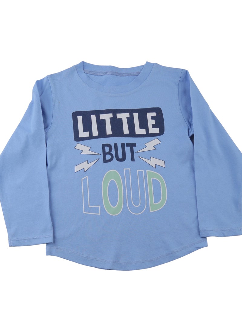 تيشيرت كم أولادي مطبوع Little Loud أزرق - pzsku/Z57B851F65444A680A91BZ/45/_/1711370274/8fab1f66-2a7d-42b1-917b-18c3d93b468f