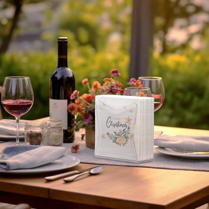 SILUT 2 Pack Clear Napkin Holder for Table, Kitchen Napkins Holder, Cocktail Napkin Holder, Napkin Dispenser for for Restaurant, Bar napkin holder, Napkin Freestanding Holder - Image 3