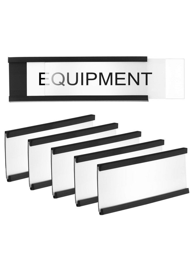 GlossyEnd Pack Of 50 C Channel Magnetic Label Holders With Paper Inserts And Clear Plastic Protectors Metal Surface Sign And Ticket Holder Length Of Label Area 3 X Height Of Label Area 7/8 - Image 3