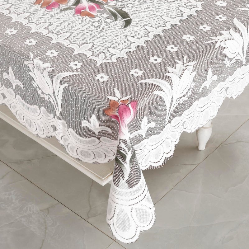 Homerz Premium 6 to 8 Seater Dining Table Cloth for Home, Durable and Thick Polycotton Fabric (DSBRT_104, 60x90 inch- 6 to 8 Seater) - Image 5