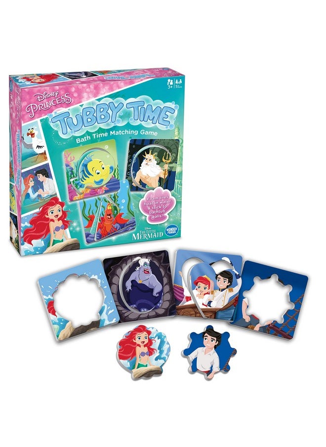 Wonder Forge Disney Princess Tubby Time: Bath Time Matching Game - for Girls & Boys Age 3 to 5-2020 National Parenting Product Award and PAL Award Winner  - Image 1