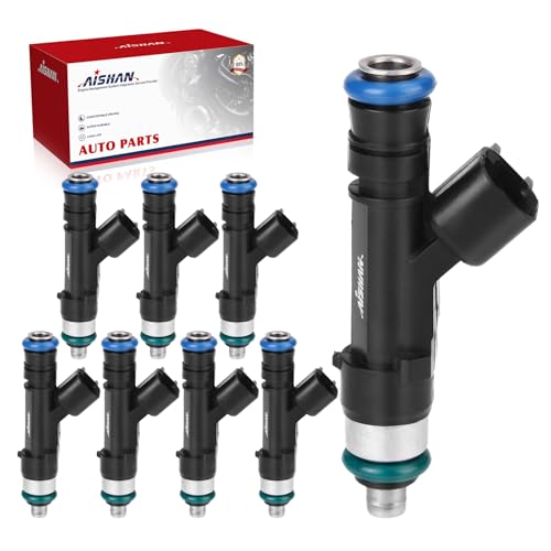 AISHAN 8PCS Fuel Injectors 4 Holes Compatible with Ford for F150 V8 50L 20112015 for Ford for Mustang V8 50L 2011 2012 2013 2014 2015 Replace BR3Z9F593A 0280158227 FJ1132 - Image 1