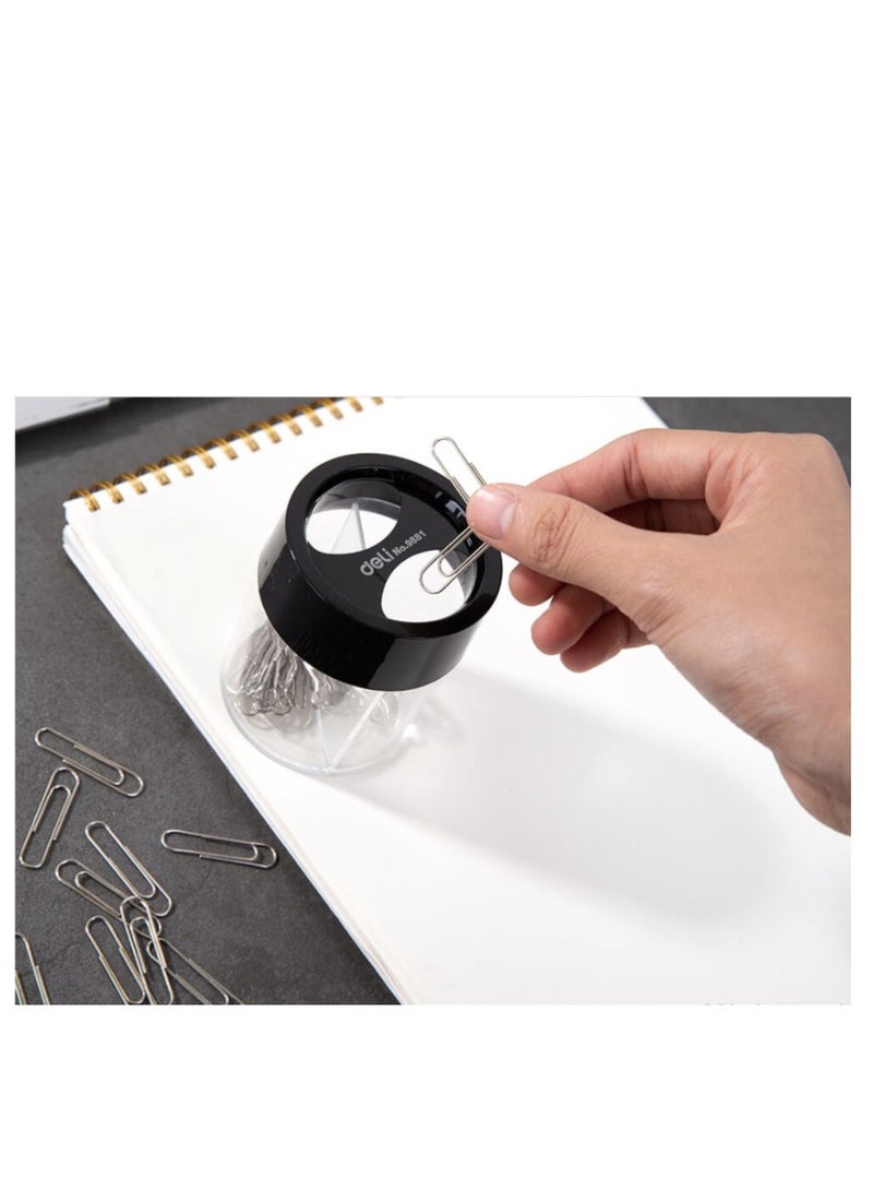 Deli Magnetic Paper Clip Dispenser, Assorted - Image 4