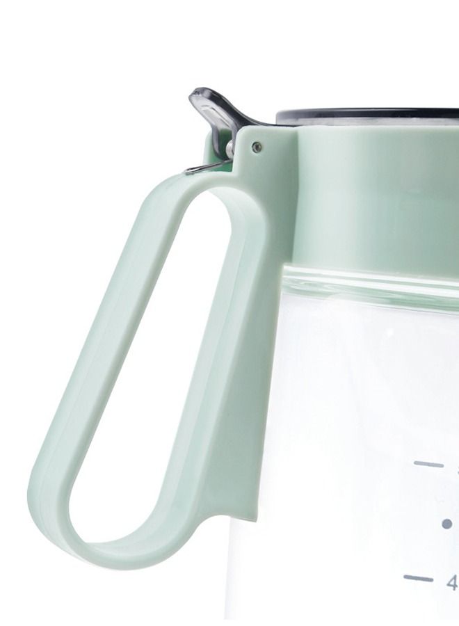 550 مل وعاء زيت المطبخ الخل وعاء زجاجي عالي البروسيليكات بدون تقطير مع واق من الصنبور البلاستيكي - Image 3