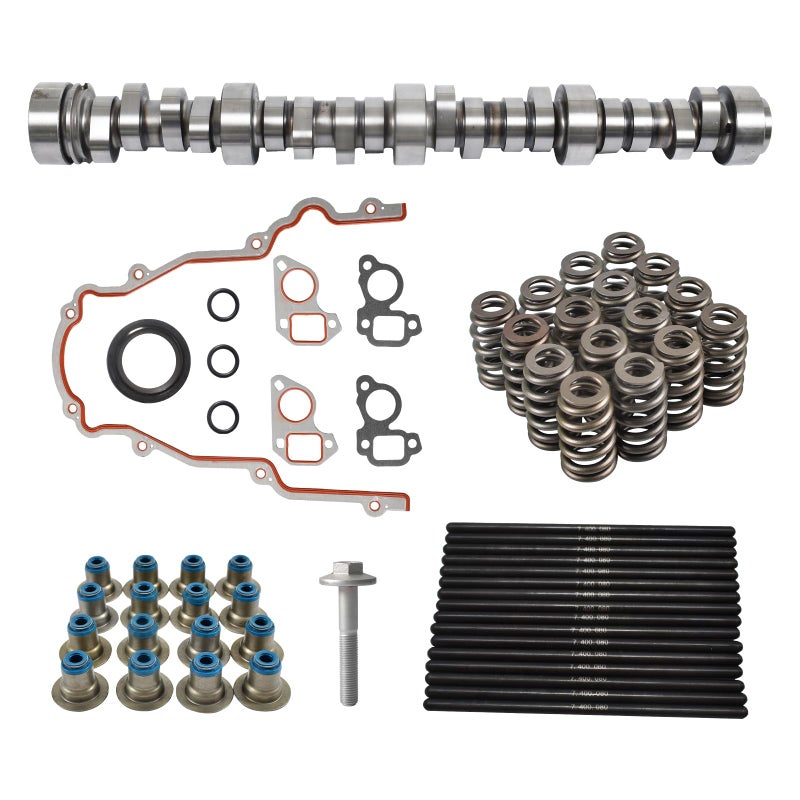 SUSUCAR Sloppy Stage 2 Camshaft Kit for LS LS1 LS2 LQ4 LQ9 48 53 57 60 62L E1840P Camshaft Springs Seals Pushrods Gaskets