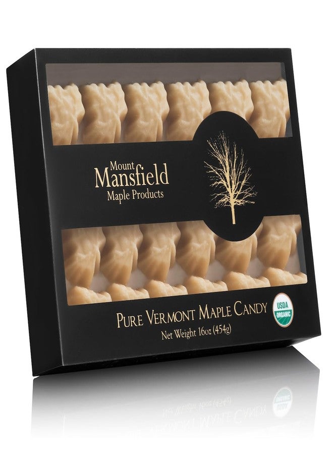 Mount Mansfield Maple Products حلوى القيقب العضوي النقي المعتمد من ماونت مانسفيلد (1 باوند) - Image 1