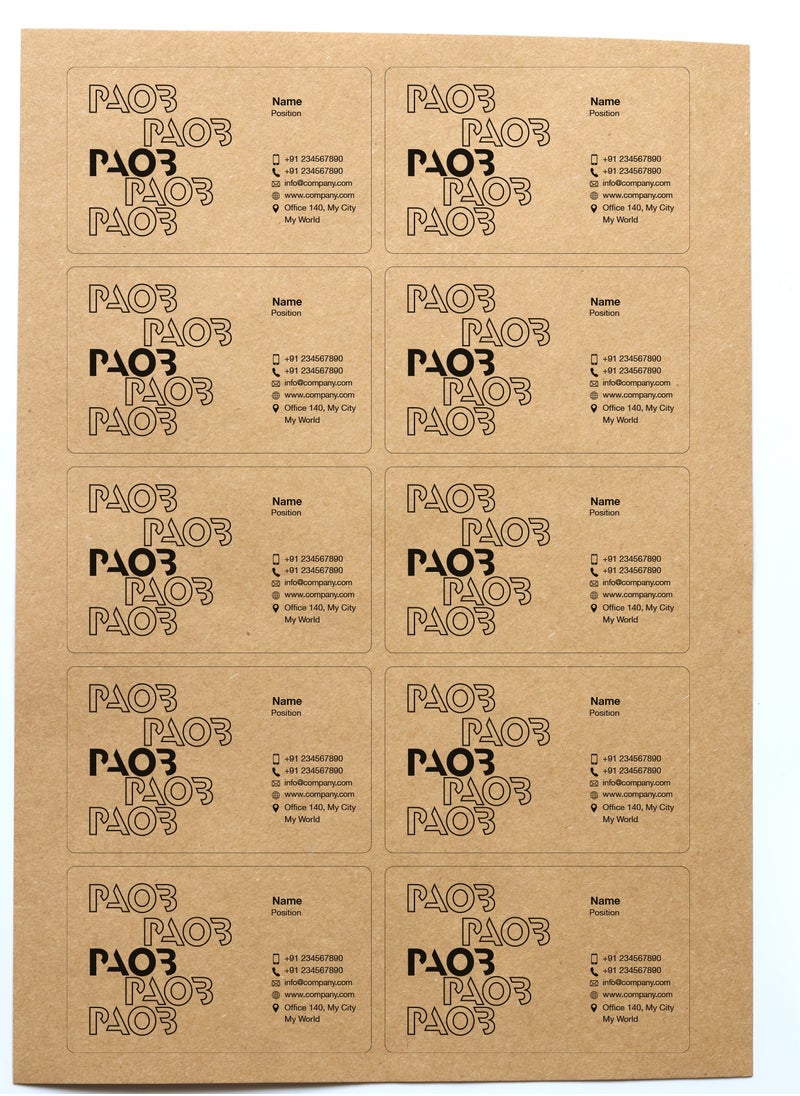 firstnock - A4 Kraft Paper 100GSM 100 Sheets Bundle, Craft Paper for Printing, drawing, Gift Packing, Office Use, wrapping paper - Image 1