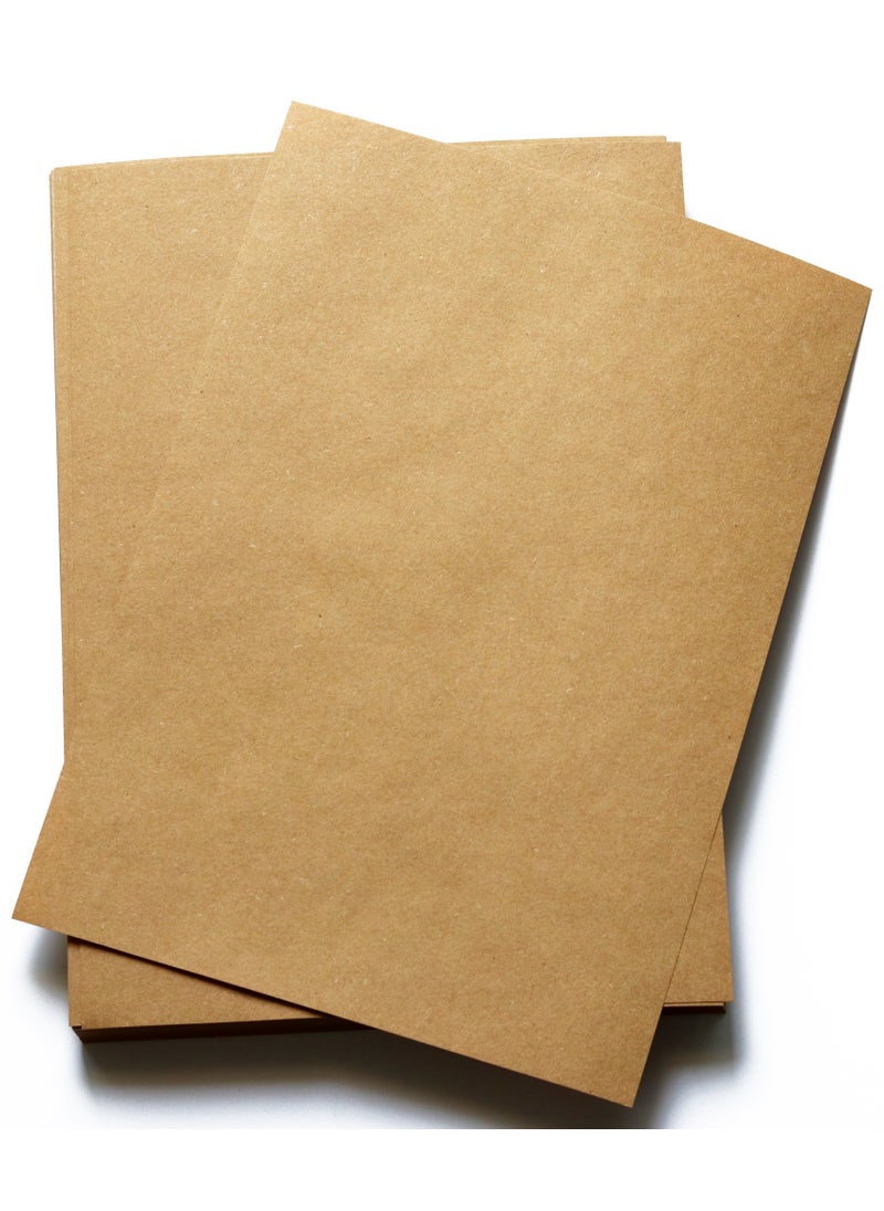 firstnock - A4 Kraft Paper 100GSM 100 Sheets Bundle, Craft Paper for Printing, drawing, Gift Packing, Office Use, wrapping paper - Image 1
