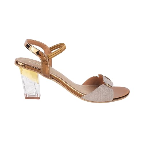 Mochi Women Block Heel Fashion Sandal UK/6 EU/39 (40-55) - Image 3