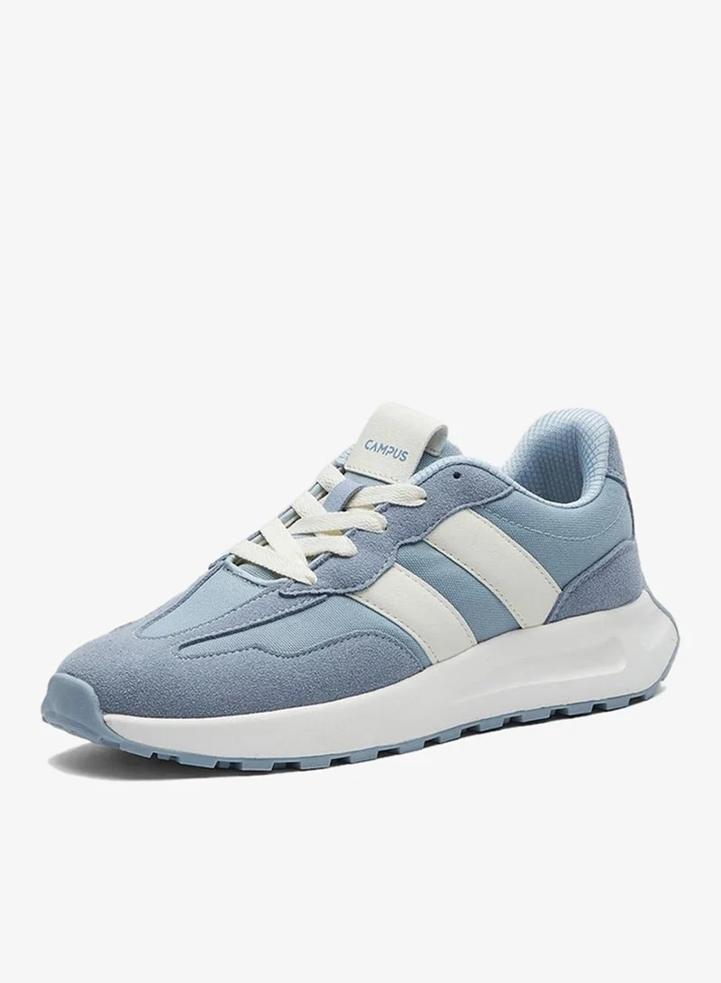 CAMPUS L.Sky/Wht Women’s Blue Low Top Sneakers – Trendy Stripe Pattern  Shoes that Adds a Sporty Edge for Women | Best Price UAE