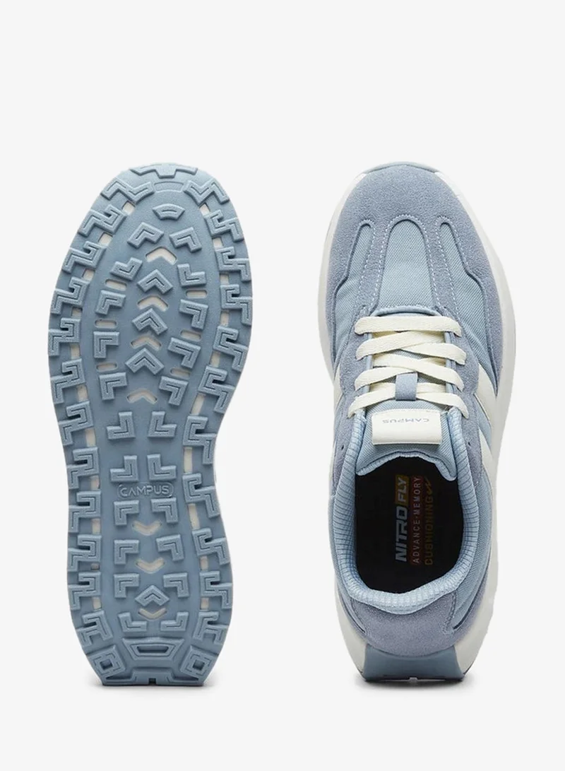 CAMPUS L.Sky/Wht Women’s Blue Low Top Sneakers – Trendy Stripe Pattern  Shoes that Adds a Sporty Edge for Women | Best Price UAE