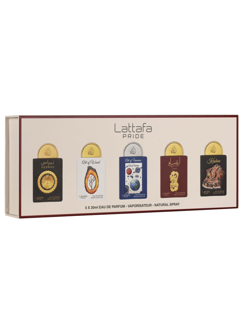 Lattafa Pride 1 x 5 Piece Giftset Collection 3 - 20*5 ml