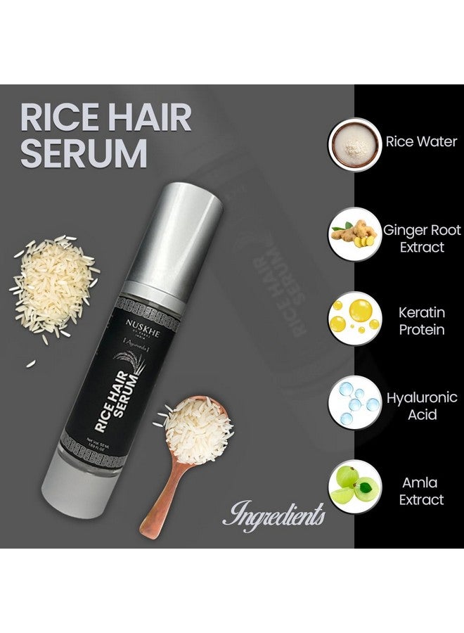 نوسكي باي باراس | مجموعة نمو الشعر ليلاً ونهارًا | مجموعة من بخاخ الشعر ومصل الشعر المصنوع من الأرز - Image 4