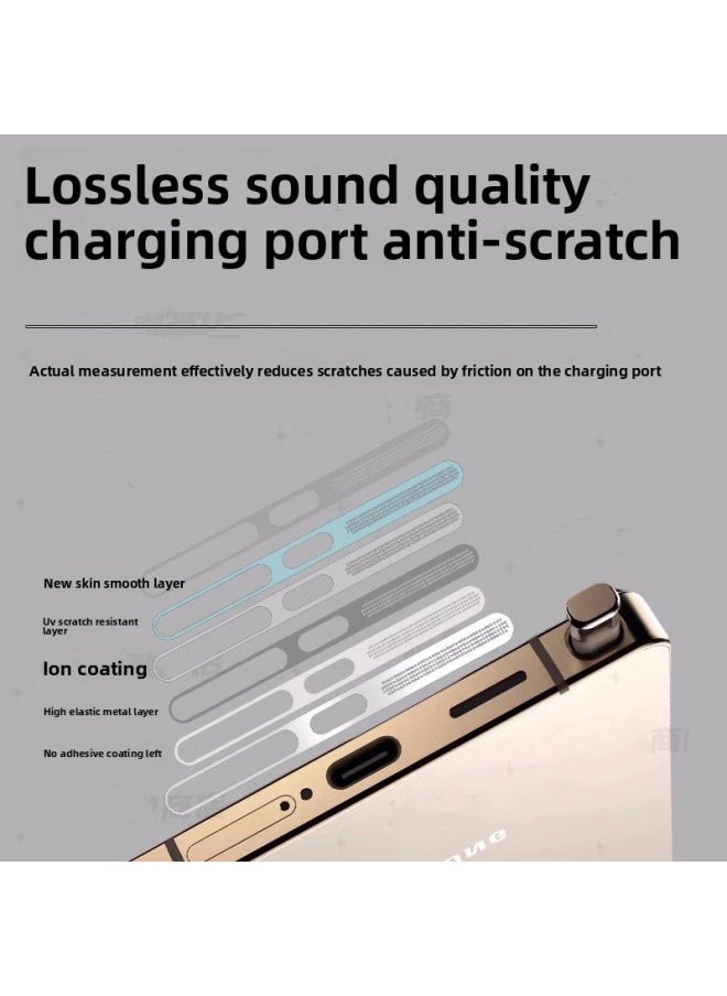 For Samsung S25u Mobile Phone Speaker Dust Net Sticker S24u/s25plus Speaker Dust Net Protective Film-Color:Speaker Metal Dustproof Net [black]-Size:Samsung S23 Plus