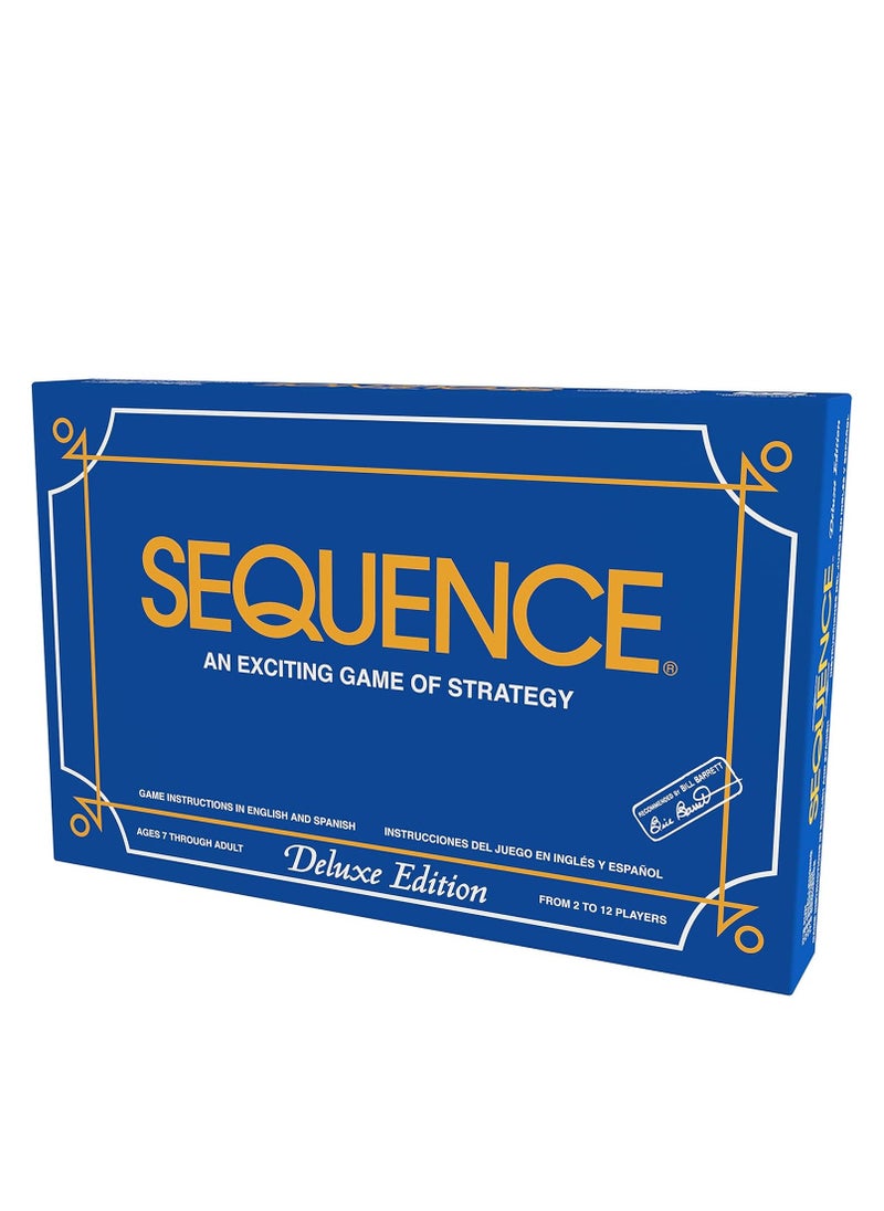 Generic Sequence Deluxe Edition Board Game, Exciting Game of Strategy Deluxe Edition, Family Game Foldable Board Card Game Suitable For 2-12 Players  - Image 2