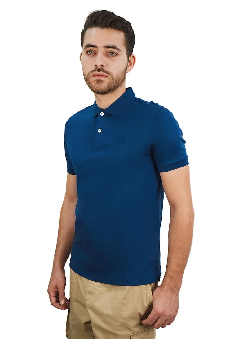 Men's Classic Liquid Touch Polo: 100% Cotton, Regular Fit, Embroidered
