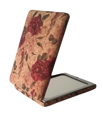 Rectangle Compact Mirror with Design 2x1 Magnifying Glass  - Image 4