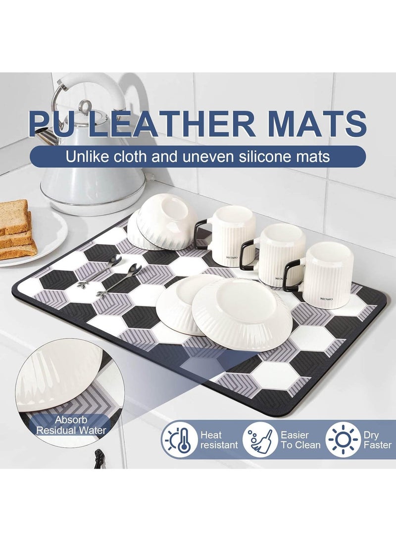 Y&D 50x60cm Kitchen Tea Table Diatom Absorbent Heat Insulation Wash Free Drying Mat  - Image 2