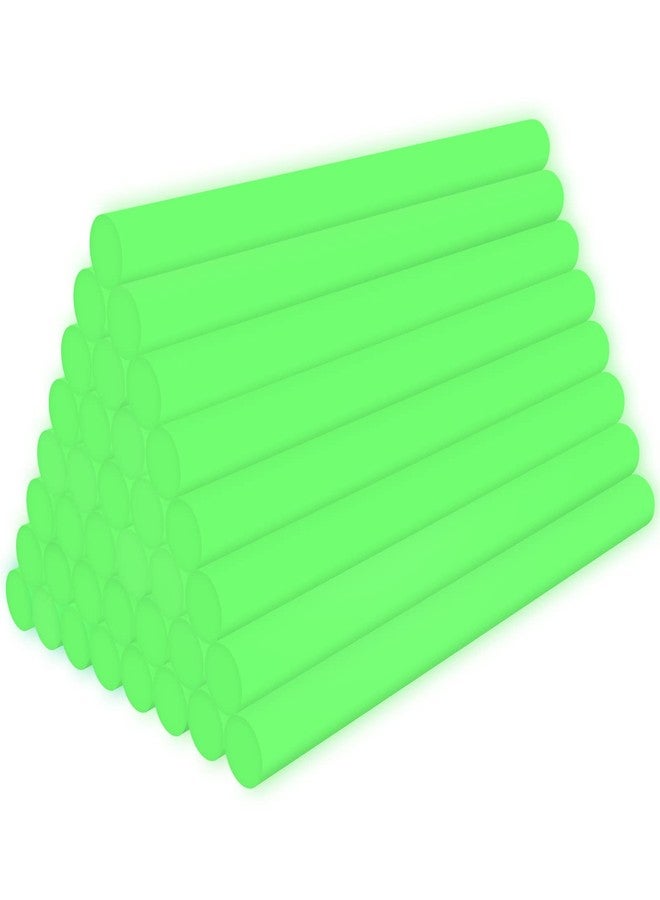 ENPOINT Glow in The Dark Hot Glue Sticks Bulk, 36 Pack Mini Hot Glue Sticks for Crafting, Christmas Decoration, Art, DIY, Small Size 4" Long x 0.27" Dia for Low and High Temp - Image 1