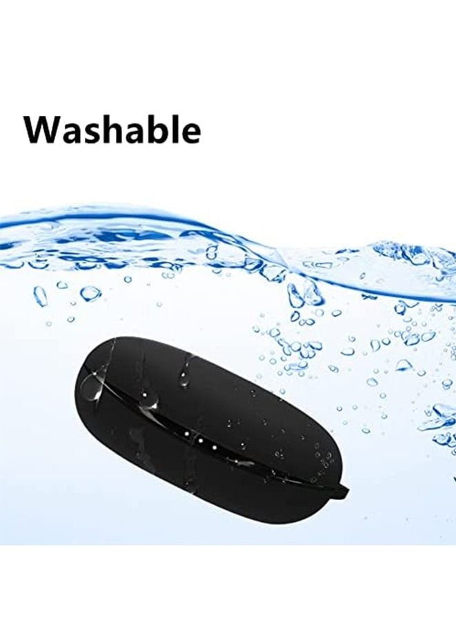 Muyixin Case for Anker Soundcore Life A2 NC Silicone Scratch Shock Resistant Case Cover with Carabiner (Black) - Image 4
