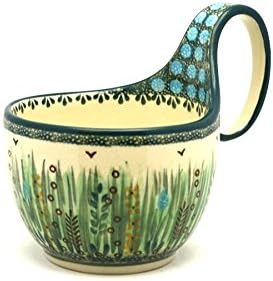 Polish Pottery Gallery Polish Pottery Loop Handle Bowl  Unikat Signature U803  - Image 1