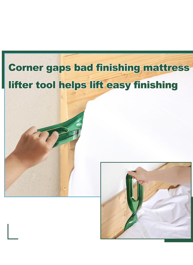 SYOSI - Bed Maker and Mattress Lifter Tool 2 in 1 Sheet Tucker Easily Lift and Hold The for Changes, Effortlessly Tuck Fitted and Flat green - Image 1