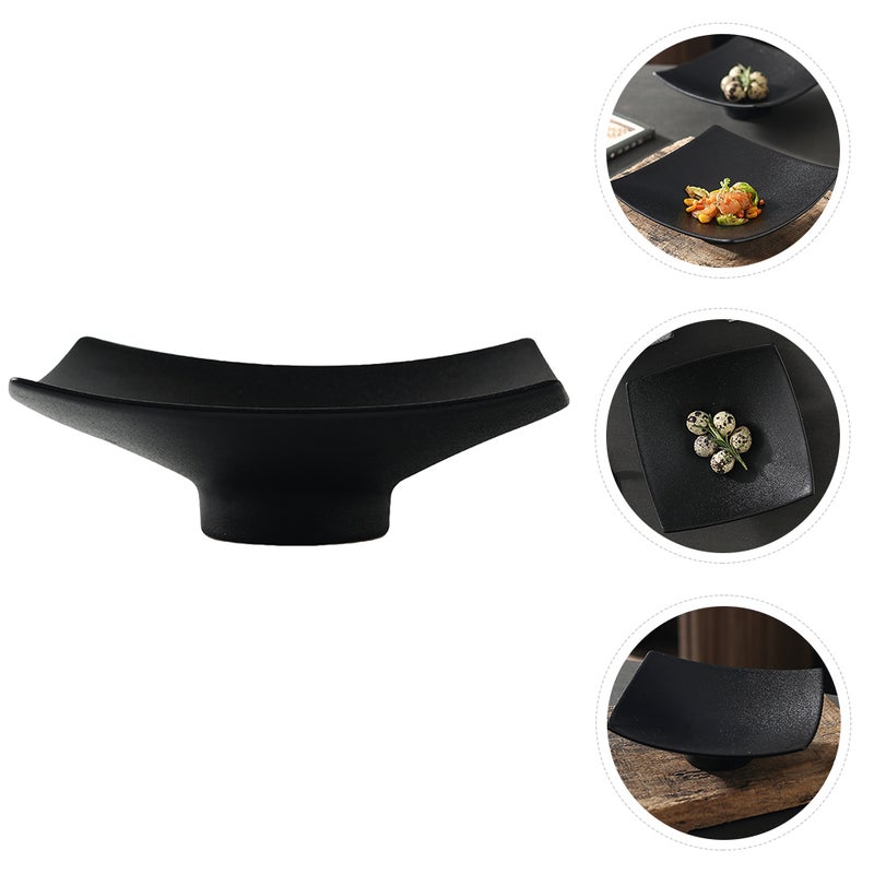 2pcs Ceramic Food Plate Dinner Plate Food Storage Tray Food Container - Image 5