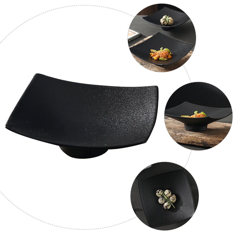 2pcs Ceramic Food Plate Dinner Plate Food Storage Tray Food Container - Image 4