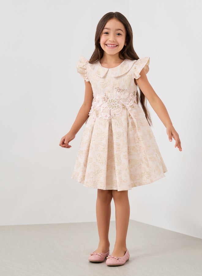 Styli Floral Peter Pan Dress  - Image 1