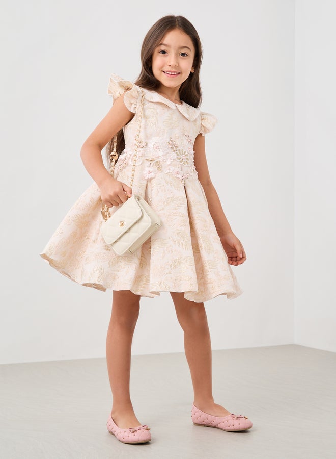 Styli Floral Peter Pan Dress  - Image 2