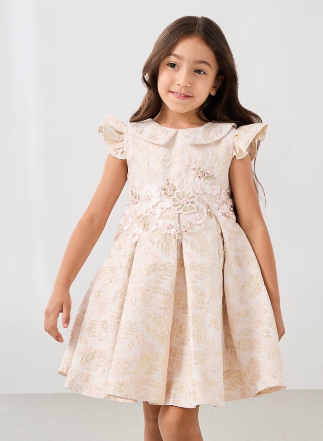 Styli Floral Peter Pan Dress  - Image 3
