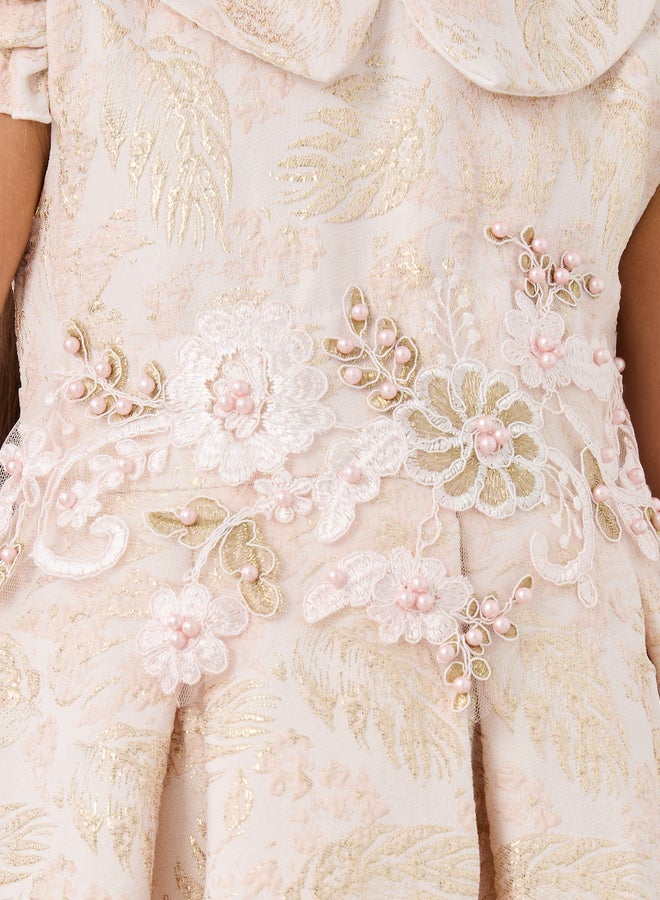 Styli Floral Peter Pan Dress  - Image 4
